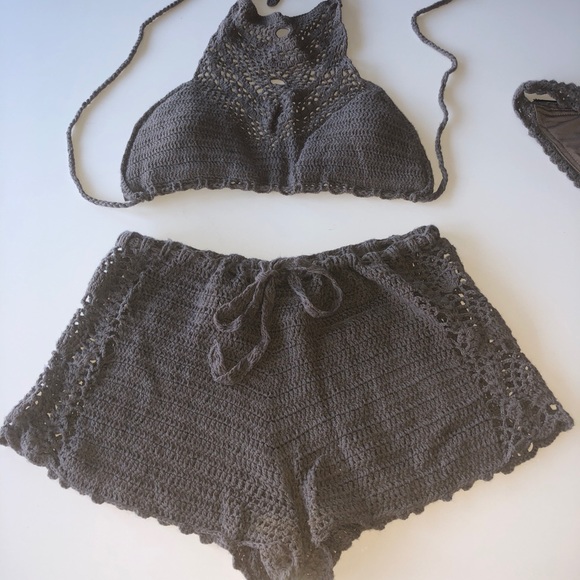 lisa maree Other - Lisa Maree brown crochet set!